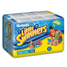 Plenkové kalhotky do vody Huggies Extra Small XS, 3-7 kg, 1 ks
